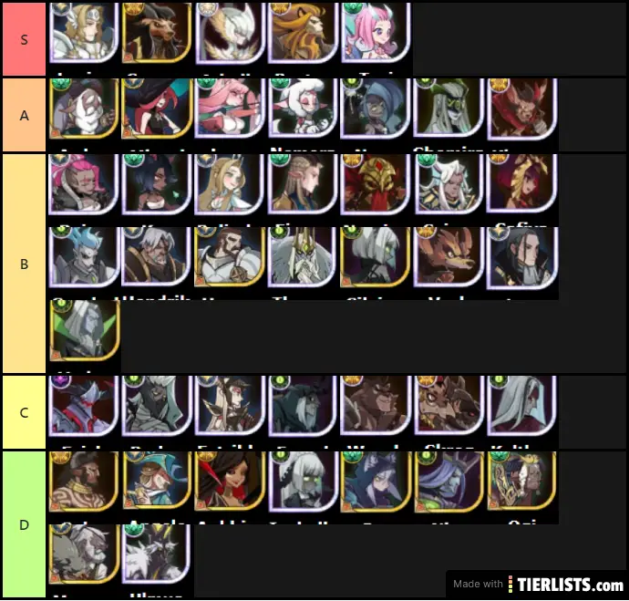 AFK Arena Under 160 heroes