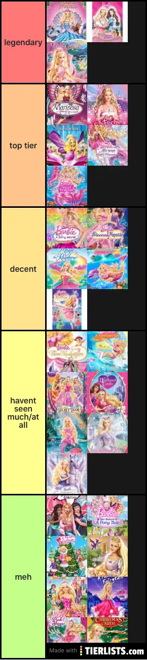 barbie movies
