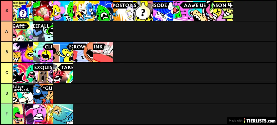 bfb 1-26 tier list