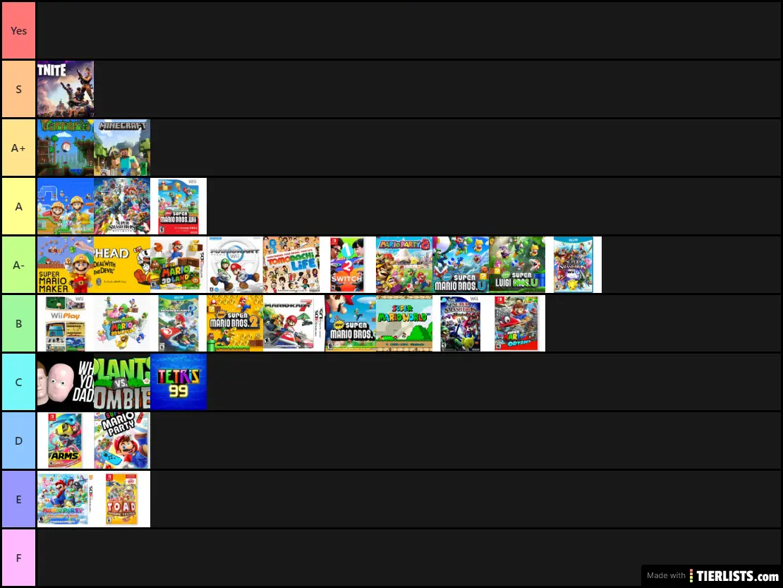 Favorite Video Games