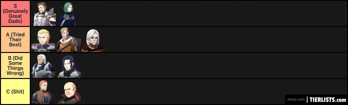 Fire Emblem: Three Houses Dads