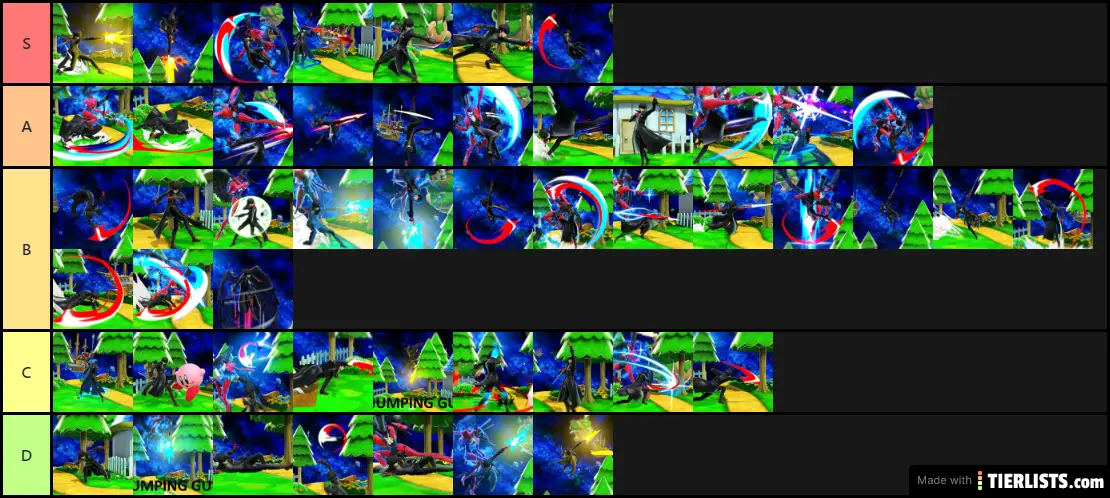 Joker move tier list by Kael4king