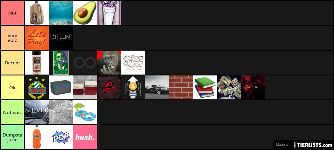 Our songs tier poop
