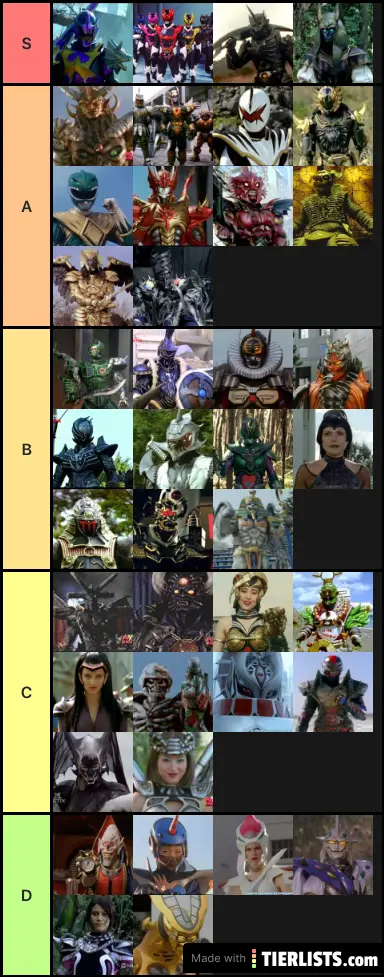 Power Rangers Generals