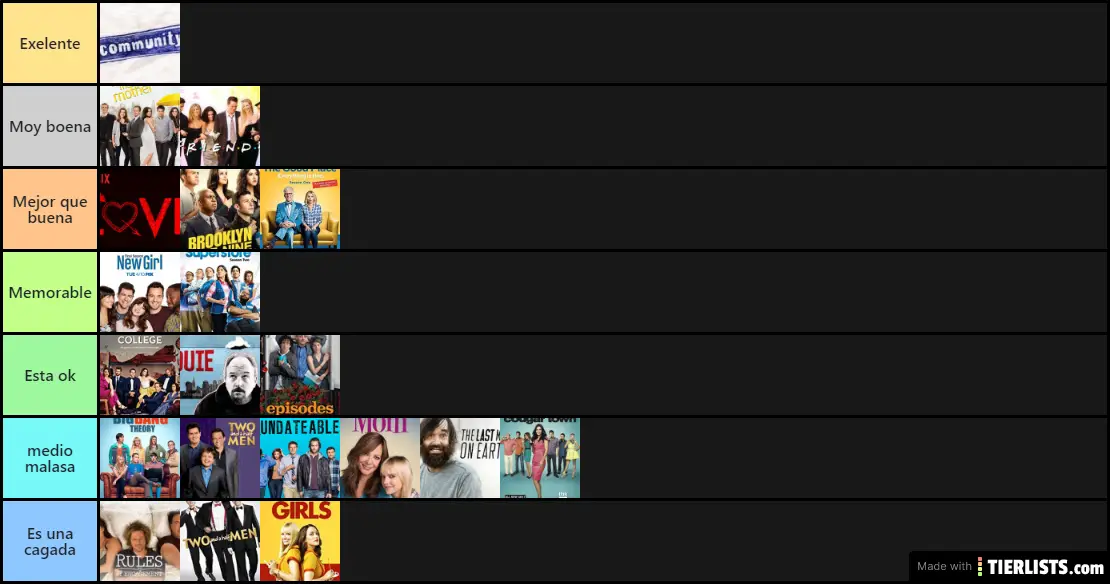 Ranking series de comedia