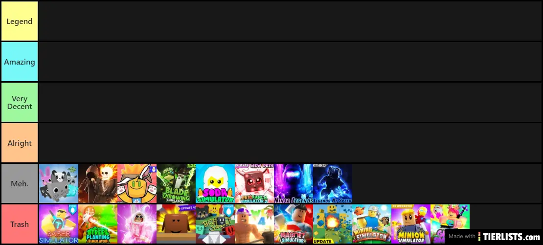 Roblox Simulators (Kelogish)