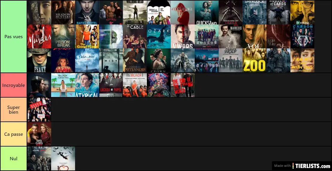 Séries Netflix