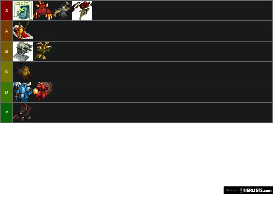 Shovel knight knights