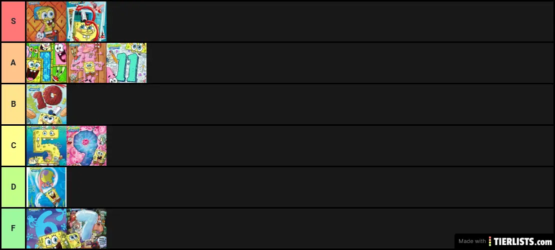 SpongeBob Seasons Ranked (Take 2)