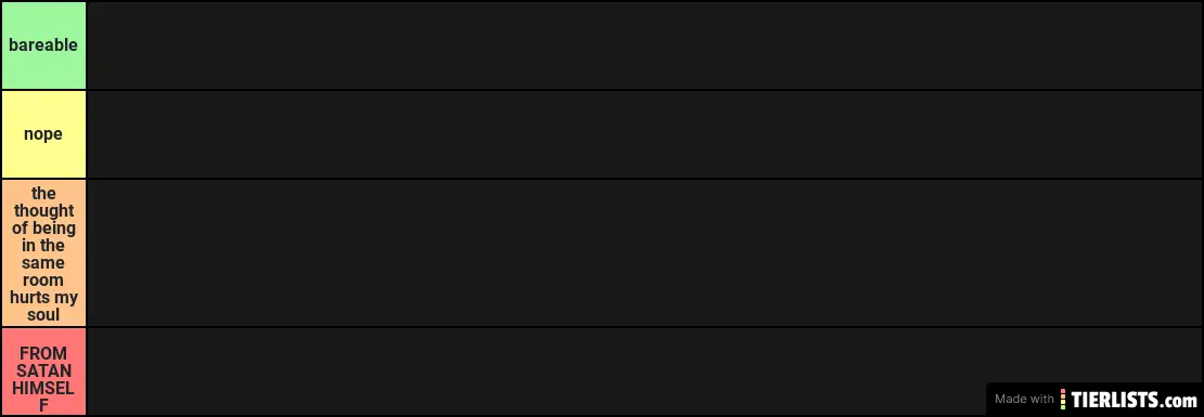 things i deeply dislike
