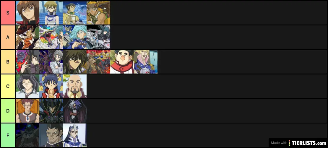 YUGIOH GX characters